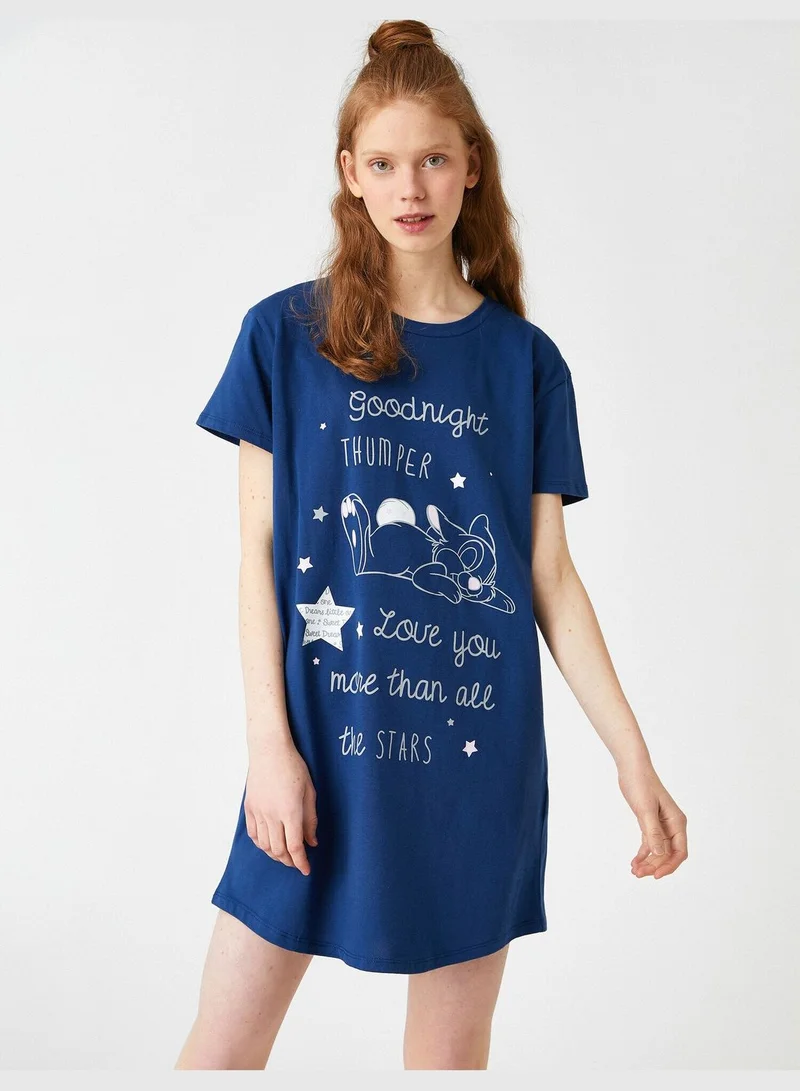 KOTON Cotton Disney Licensed Printed Nightdresses