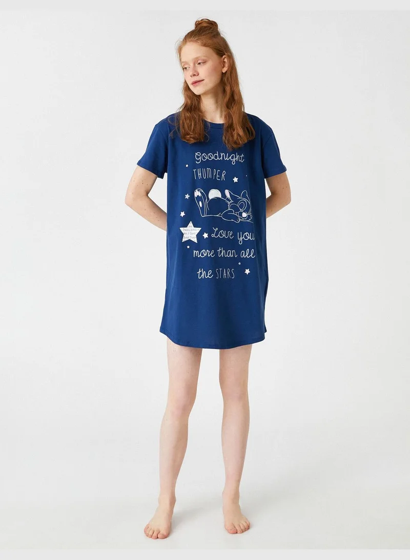 KOTON Cotton Disney Licensed Printed Nightdresses