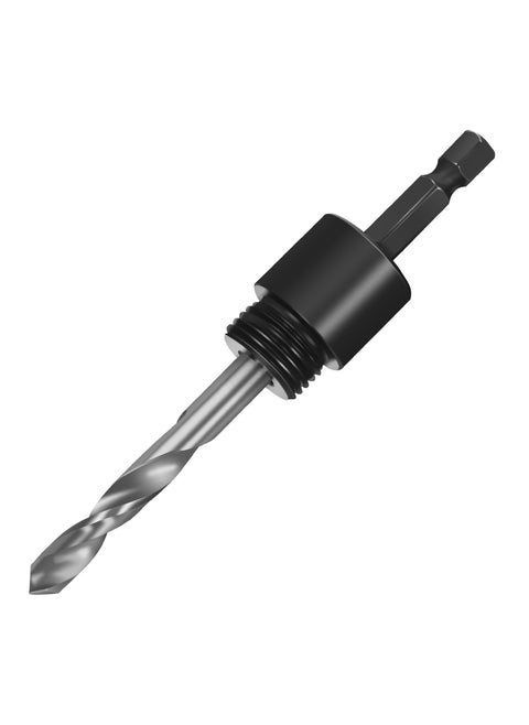 Hole Saw Adapter, Hex Shank, HSS, Arbor Quick Release Shank, Cut Large Circular Holes, Drilling Large Holes, Ideal for Use On Materials Including Wood, Chipboard, Plywood/Compatibility with Drills.