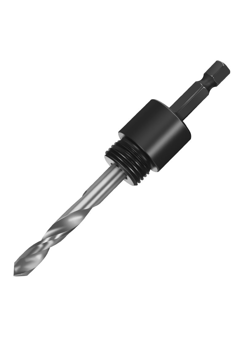 KSEIBI - Hole Saw Adapter, Hex Shank, HSS, Arbor Quick Release Shank, Cut Large Circular Holes, Drilling Large Holes, Ideal for Use On Materials Including Wood, Chipboard, Plywood/Compatibility with Drills. - Image 1