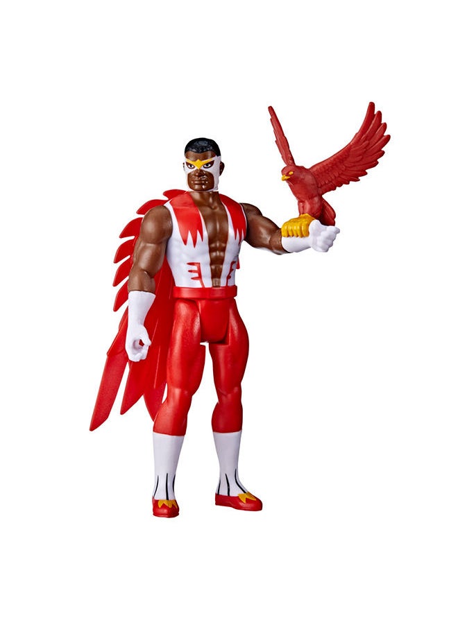 MARVEL Hasbro Marvel Legends Series 3.75-Inch Retro 375 Collection Marvel’S Falcon Action Figure Toy  - Image 2