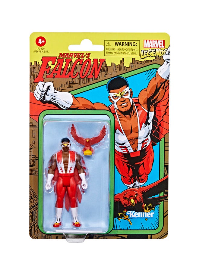 MARVEL Hasbro Marvel Legends Series 3.75-Inch Retro 375 Collection Marvel’S Falcon Action Figure Toy  - Image 3