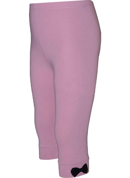 Lovetti Girl's Colorful Bow Capri 
