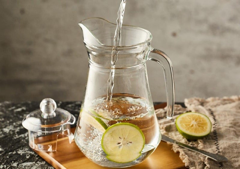 Glass Jug with Lid, 1.1L, Multipurpose Jug, Easy Pour Spout & Strong Handle, Transparent Beverage Carafe for Home, Office, Pitcher for Serve Water, Milk, Juice, Beverage, Lassi, Cocktail (1, Duck Jug)  - Image 2