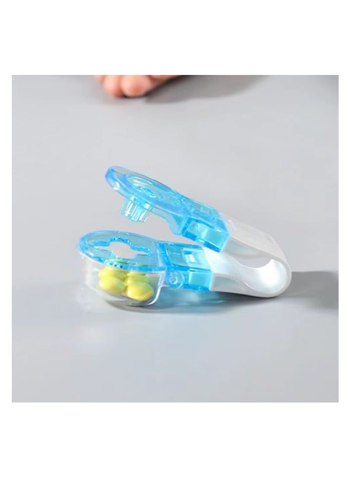 Opener of drug pills, tool for opening and storing pills, tool for unpacking medicine tablets, tool for unwrapping a medication pill, pill unpacking and organizing, tool for deblistering drug pills - Image 5