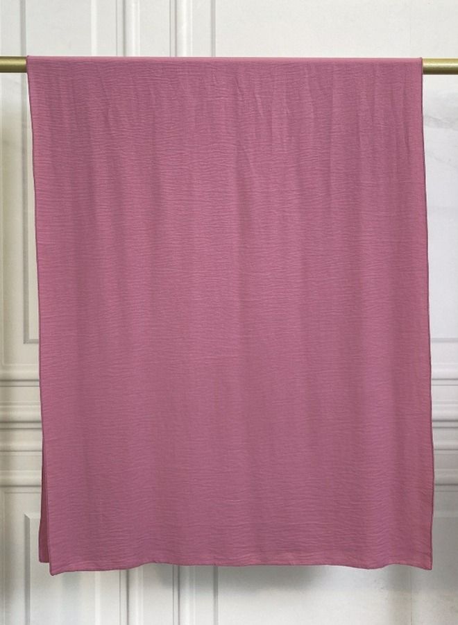 إسكدنيا Muslim Headscarf Solid Color Long Scarf Wrap Scarves For Women Rose Pink