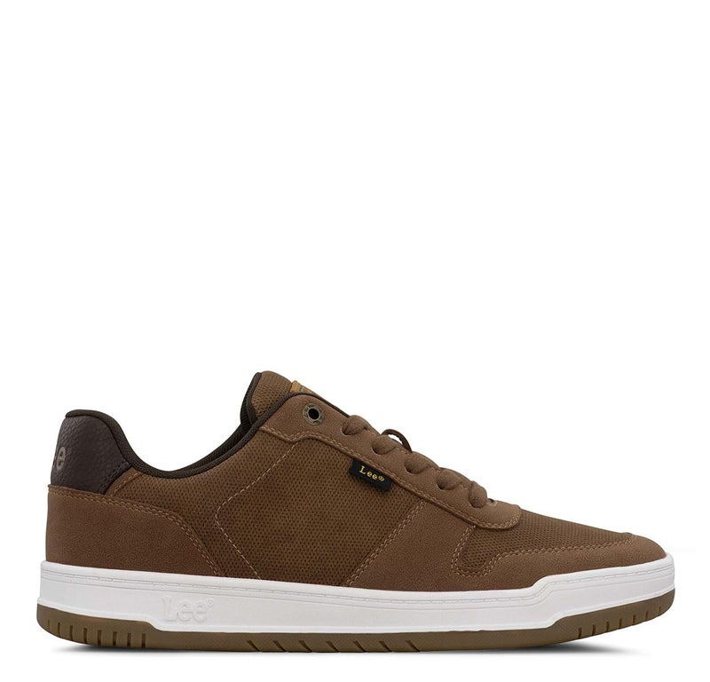 Lee Men's Specter Court Sneaker, British Tan/Chocolate, 9.5 M - Image 2