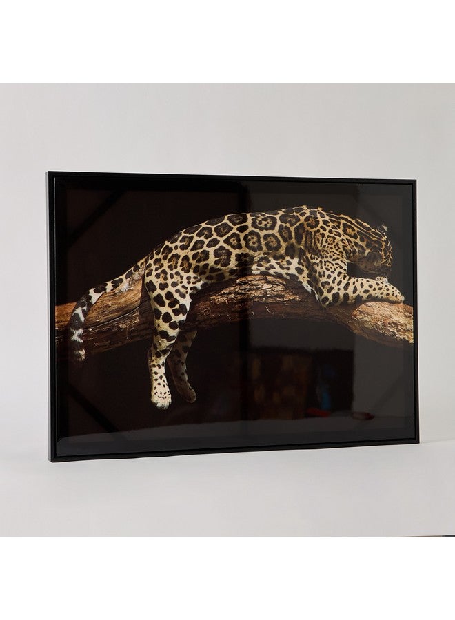 Home Box Ersel Leopard Framed Picture 50 x 70 x 2.5 cm  - Image 1