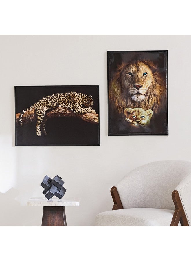 Home Box Ersel Leopard Framed Picture 50 x 70 x 2.5 cm  - Image 5