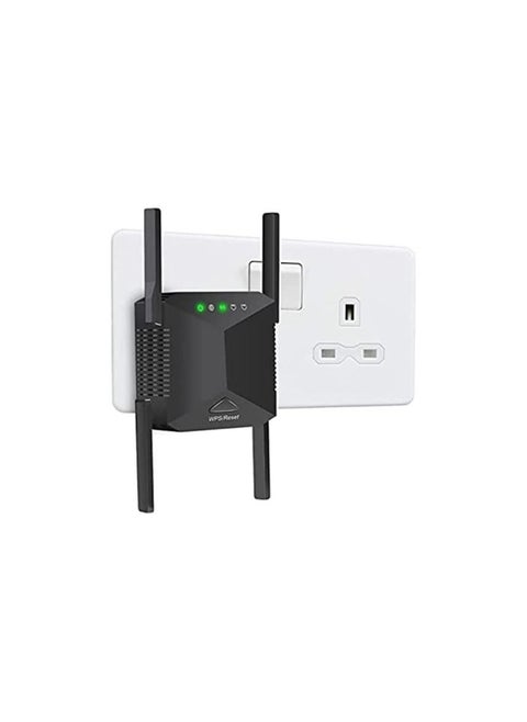 WiFi Booster WiFi Extender Booster 1200Mbps WiFi Booster Range Extender 5GHz 2.4GHz with 1 Ethernet Port 4 Antennas Repeater/Router/AP Mode