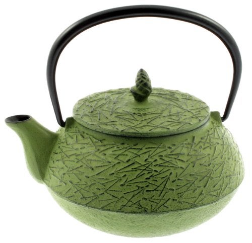 Iwachu Iron Teapot Tetsubin Green Pine Needle