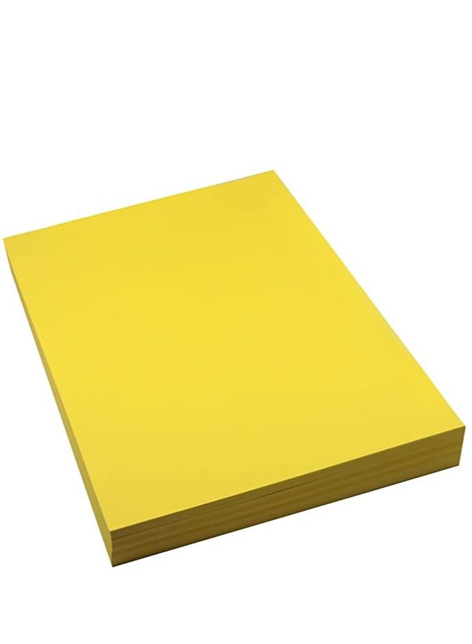 Terabyte A6 YELLOW Card Paper 160gsm 100 Sheets. - Image 1
