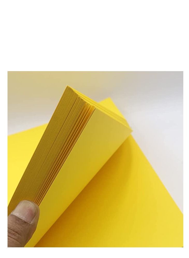 Terabyte A6 YELLOW Card Paper 160gsm 100 Sheets. - Image 2