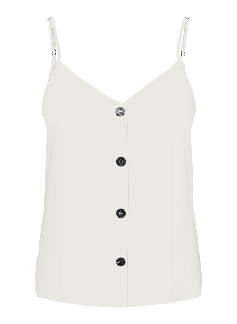 ONLY ONLNELLY LIFE BUTTON SINGLET SOLID NOOS - Image 3