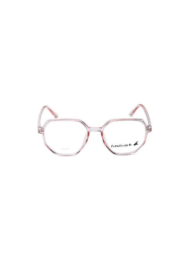 فاستراك نظارة بإطار عين الحشرة باللون الوردي الفاتح - Image 1