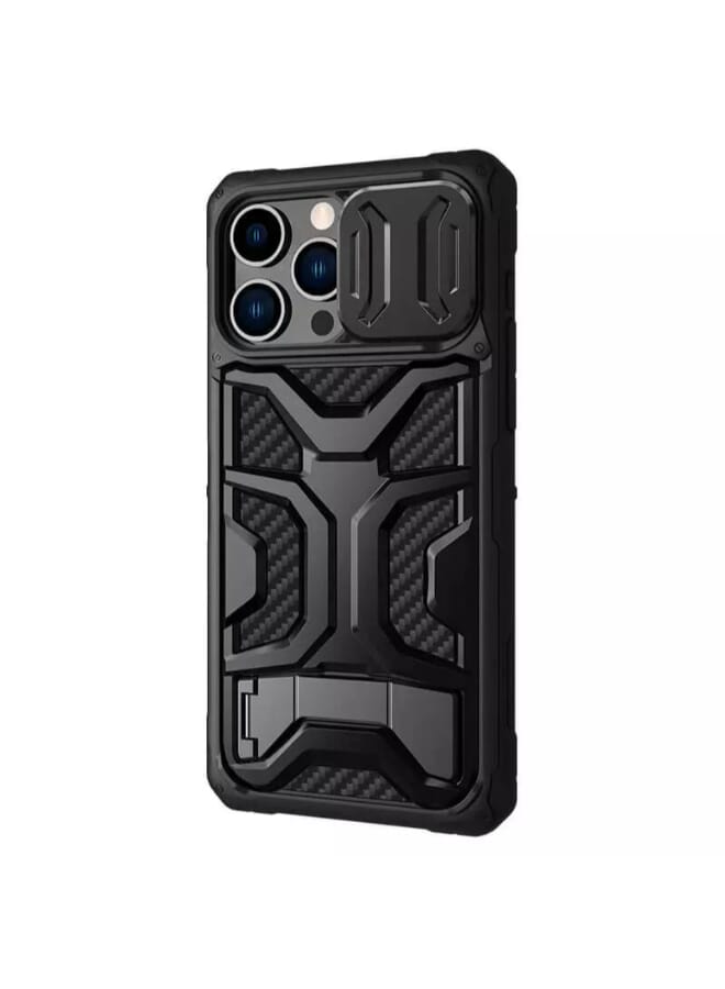 Nillkin Adventurer Pro shock-Resistant Back Cover for Apple iPhone 14 Pro Max - Black - Image 2