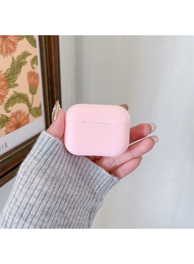 AirPods Pro 3 silicone protective case cover, Front LED Visible (Pink) - Image 2