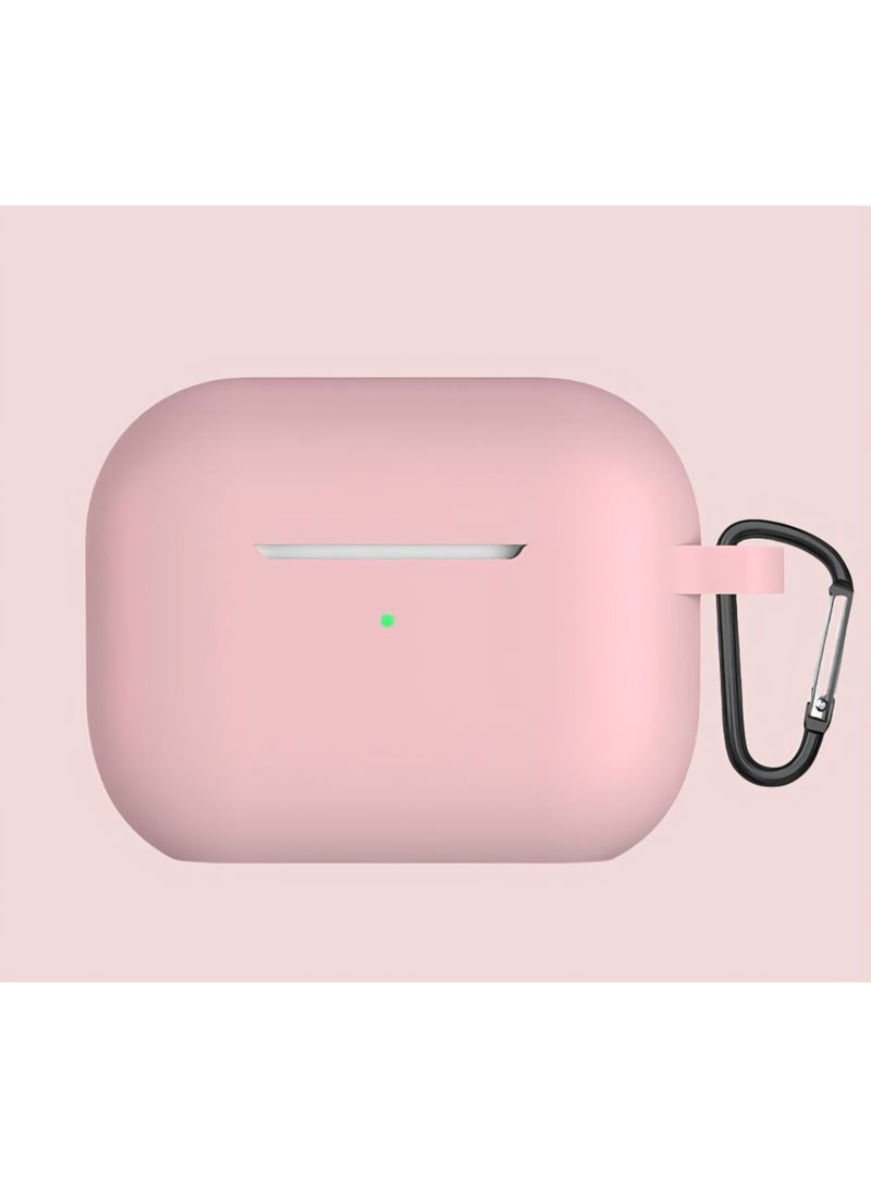 AirPods Pro 3 silicone protective case cover, Front LED Visible (Pink) - Image 3