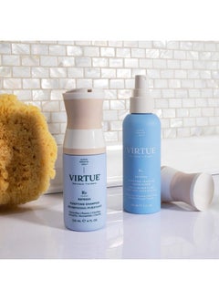 VIRTUE Purifying Shampoo ; Alpha Keratin Detoxifies Resets Clarifies Hair ; Sulfate Free Paraben Free Color Safe Vegan  - Image 4