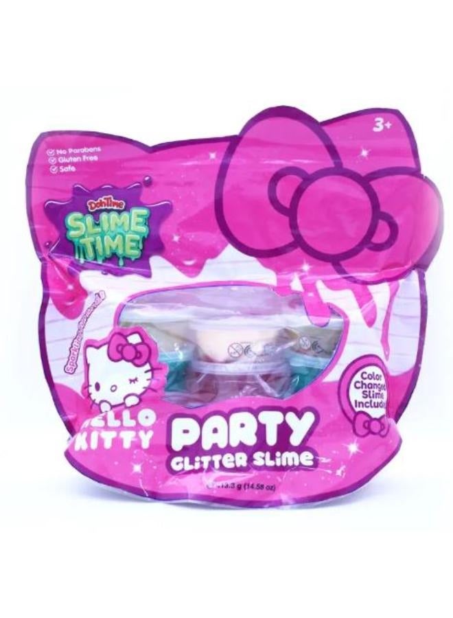 Hello Kitty حفلة جليتر سلايم هالو كيتي