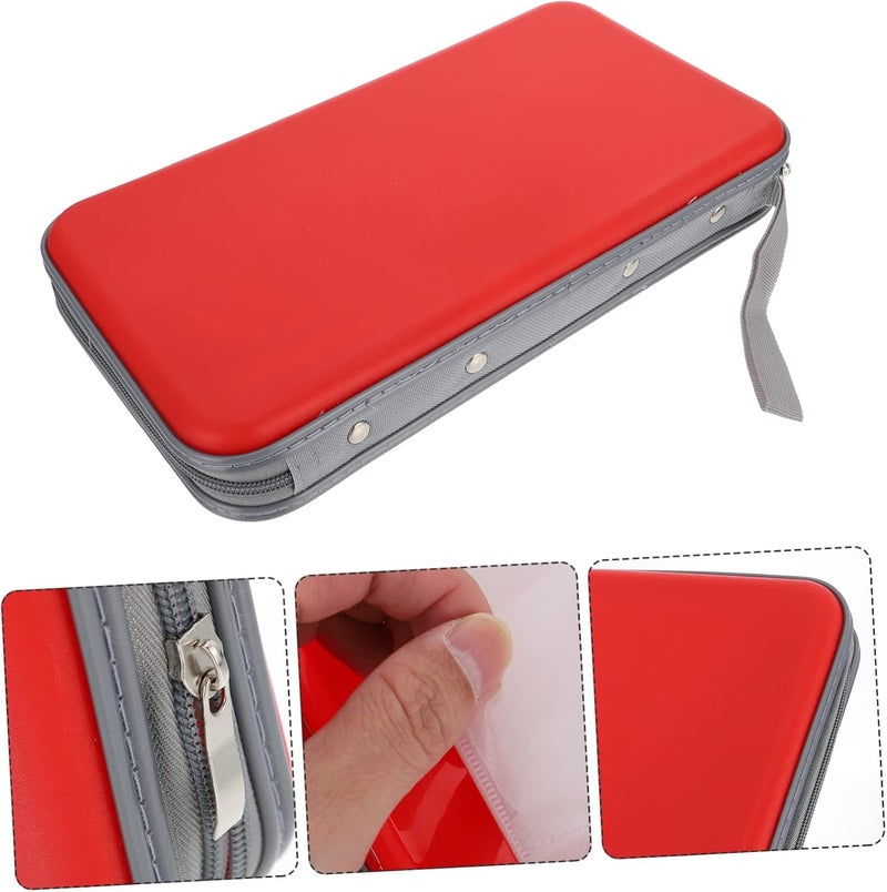 DOITOOL Cd Zipper Case Storage Bag DVD Organizer Cd Holder Case for Home Car Travel - Image 4