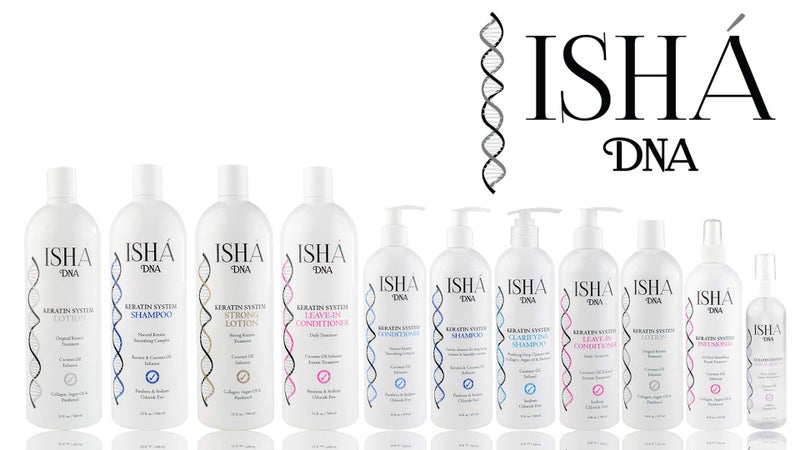 ISHA DNA Keratin Treatment System Shampoo - Sulfate and Paraben-Free, Coconut Oil Infused for All Hair Types (16 Fl oz) - Image 4