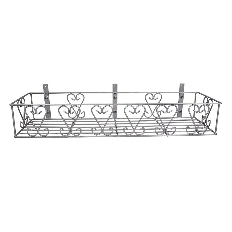D&V ENGINEERING - Creative in innovation D&V Engineering Heavy-Duty Metal Wall Mount Plant Stand Shelf & Bracket|Indoor & Outdoor Hanging Planter Rack for Balcony, Garden – Grey, Large - Image 5