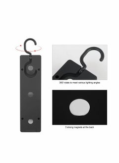 Y&D LED Inspection lamp, KASTAWAVE Portable 72 Light Bulbs Flashlight Torch Work with a 360° Rotatable Hanging Hook and 3 Strong Magnets for Car Truck Repairing Workshop Garage Camping Emergency  - Image 3
