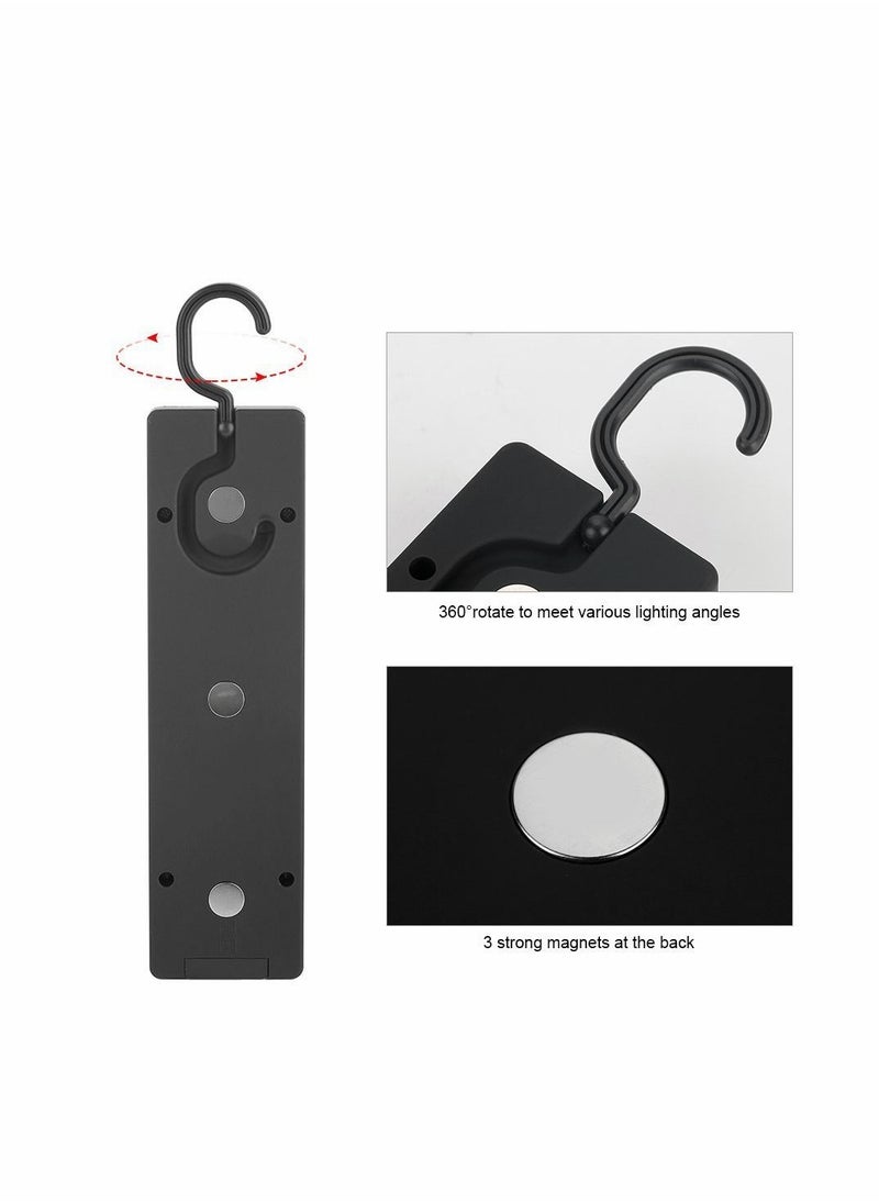Y&D LED Inspection lamp, KASTAWAVE Portable 72 Light Bulbs Flashlight Torch Work with a 360° Rotatable Hanging Hook and 3 Strong Magnets for Car Truck Repairing Workshop Garage Camping Emergency  - Image 3