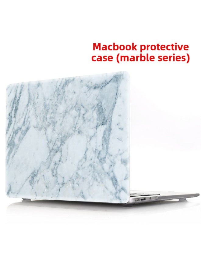 Generic - Applicable Macbook Protective Shell Pro Marble Apple Laptop Air Computer Shell Mac Accessories Frosted-Color:KZ-545 Marble S17-Applicable Model:15pro With Touch Bar(A1707/A1990) - Image 1