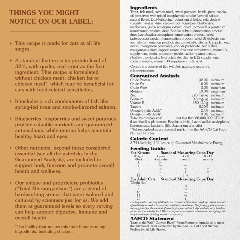 تيست أوف ذا وايلد طعام بتركيبة كانيون ريفر فيلني - Image 2