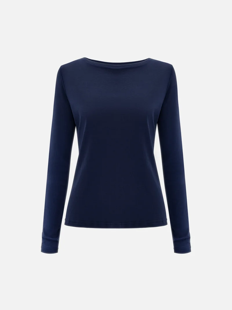 Lichi Smooth jersey straight fit longsleeve