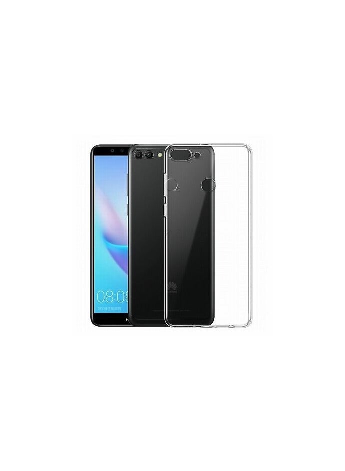 Transparent Silicone Case with Soft Back Made of High-Definition TPU for Huawei Y9 2018