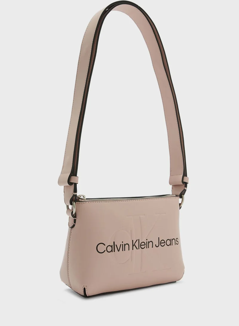 Calvin Klein Jeans Sculpted Monogram Detailed  Crossbody