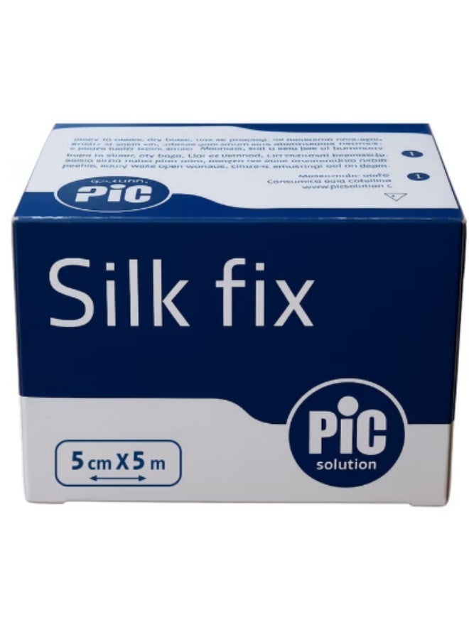 Pic Solution Sensitive Silk Medical Plaster 5cm x 5m - Image 1