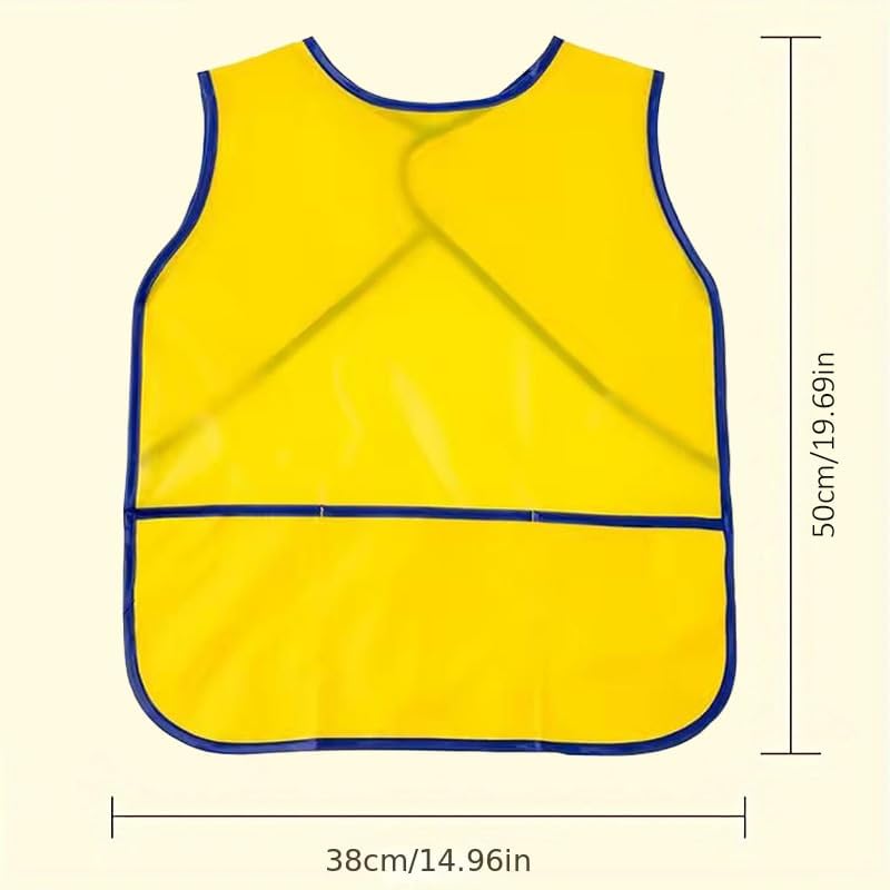 Apron for Kids Water proof and rust proof Apron for kids, standard size with three long pockets and velcro fit to every one ideal for 3-7 years childrens