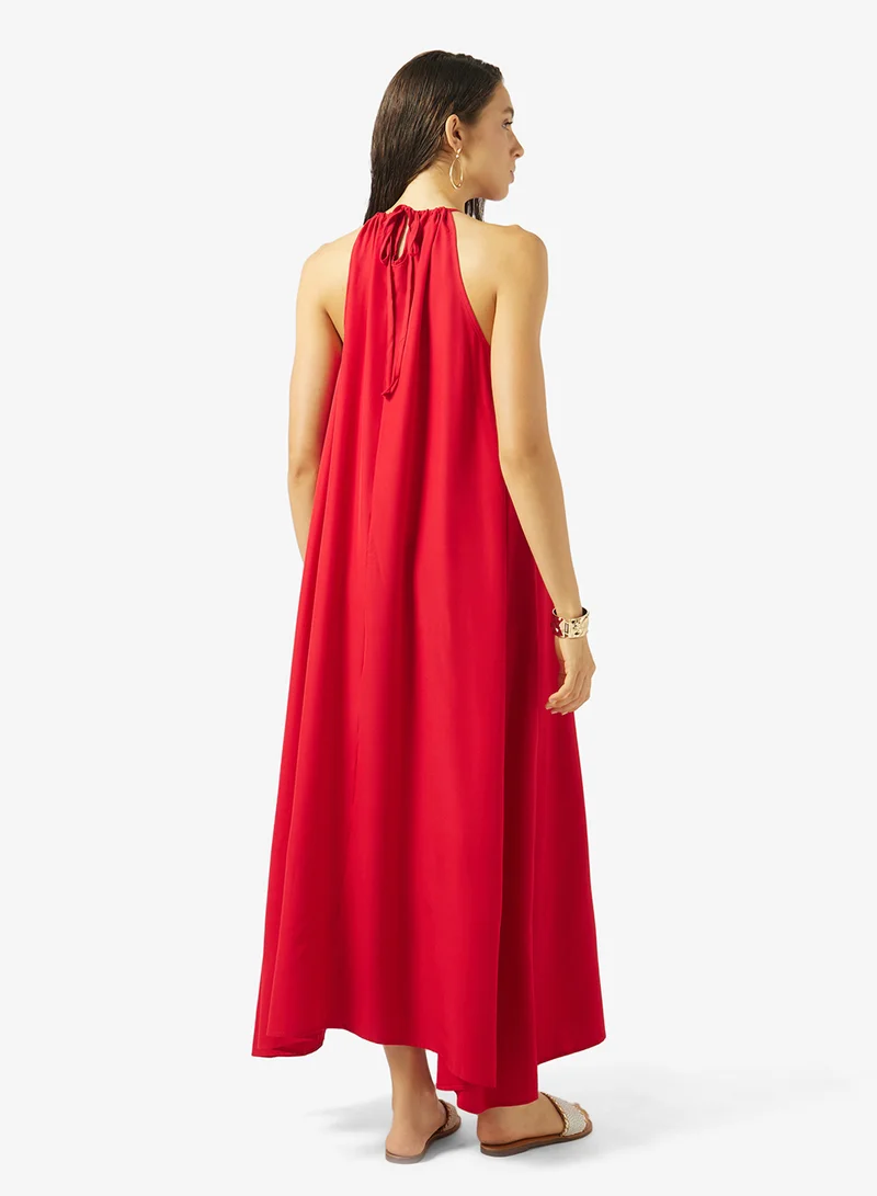 Soleira Pleated A-line Dress