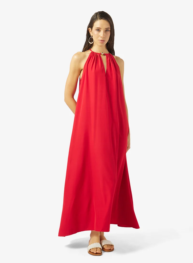 Soleira Pleated A-line Dress