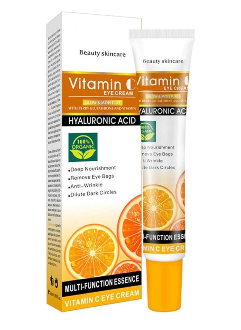 Disaar Vitamin C Hyaluronic Acid Deep Nourishment Whitening Eye Cream  - Image 2