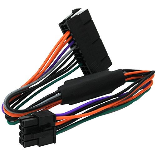 COMeap 24 Pin to 8 Pin ATX PSU Power Adapter Cable Compatible with DELL Optiplex 3020 7020 9020 Precision T1700 12-inch(30cm) - Image 1