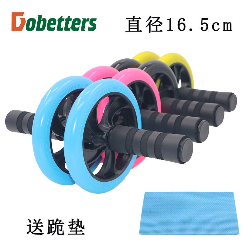 Anti-Slip Pattern Function Abdominal Wheel Double Wheel Abdominal Muscle Wheel Silent Abdominal Wheel Abdominal Wheel Fitness Equipment - Image 4