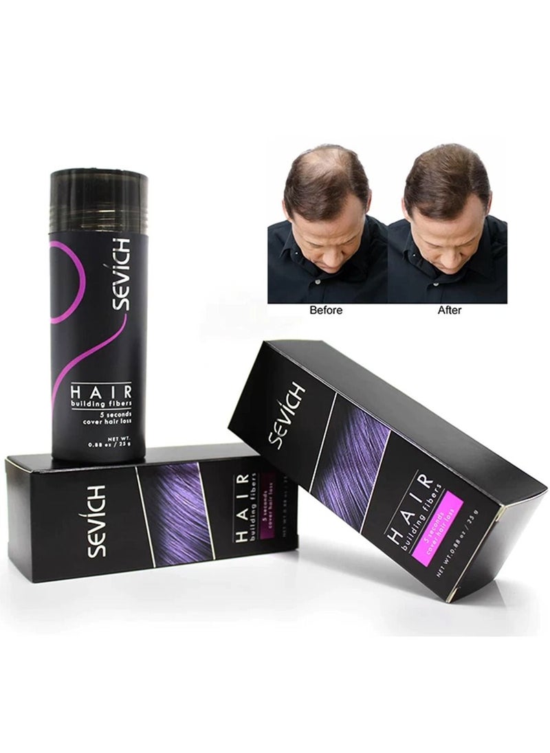 Sevich - Hair Building Fibers Keratin Thicker Anti Hairs Loss Concealer Thickening Fiber Powders Growth Sevich 25G - Image 1