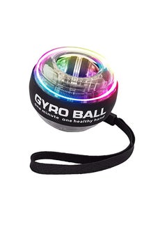 HEXABEX Gyro Ball Wrist Exerciser Auto Start Power Forearm Strengthener Gyroscopic Fit Light Trainer for Arm and Fingers  - Image 1