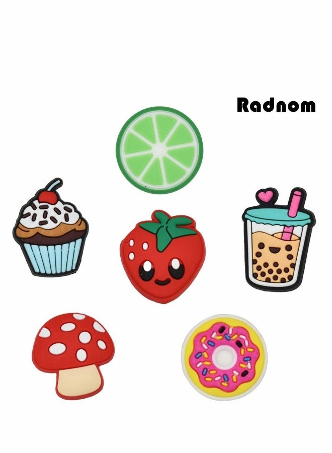 Croc Charms 100 Pcs Shoe Decoration Random Different Buckle Clip Charm Lovely Cool Shapes Shoes Accessories for Sandals and Wristbands - Image 3