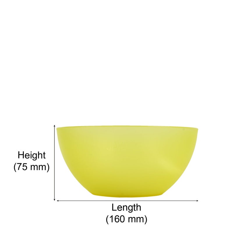 Jaypee Plus Virgin Plastic Mixing Bowl| Lightweight, Strong & Durable Bowls | Ideal for Serving, Storing & Stacking Set of 4 -(2800+2000+1200+800) ml (Multicolor) - Image 3