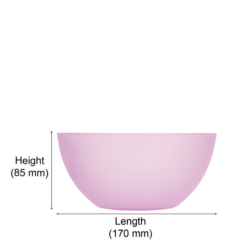 Jaypee Plus Virgin Plastic Mixing Bowl| Lightweight, Strong & Durable Bowls | Ideal for Serving, Storing & Stacking Set of 4 -(2800+2000+1200+800) ml (Multicolor) - Image 2