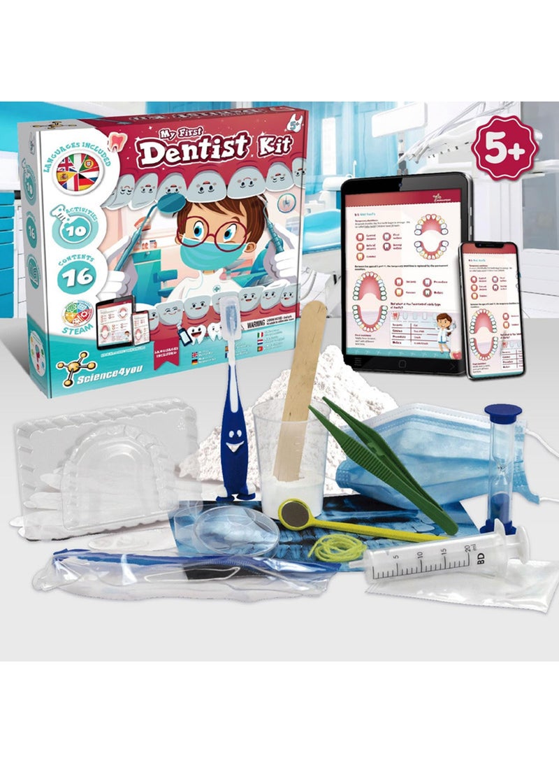 Science4you Dentist Kit For Kid Age 5+ Years Dentist Toys For Kid + Doctor Kit With 10 Activities Doctor Set With Experiment Game For Children Stem Toys And Gifts For Boys And Girls Age 4 5 6+ Years - Image 4