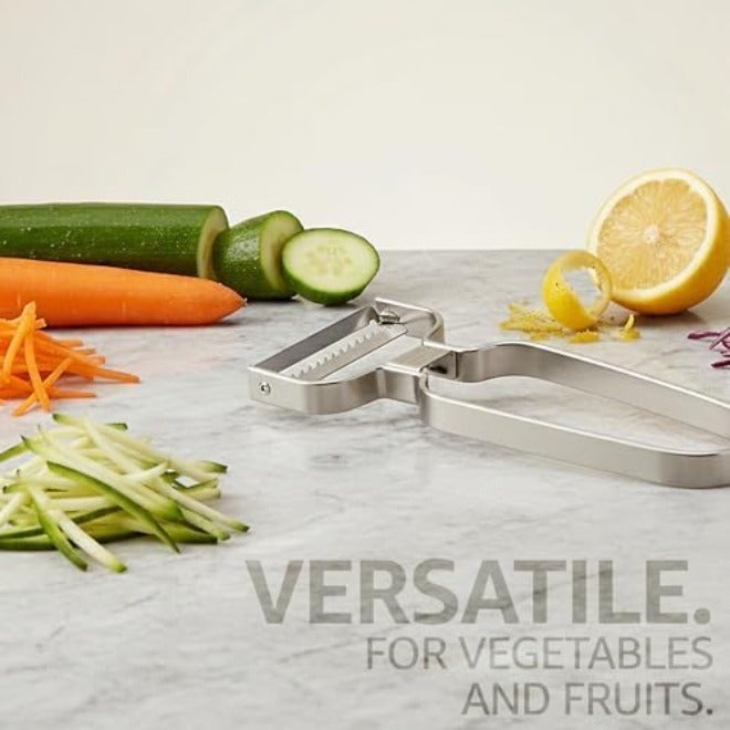 Lurch Y Peeler Stainless Steel Vegetable Slicer with Ergonomic Handle - Image 4