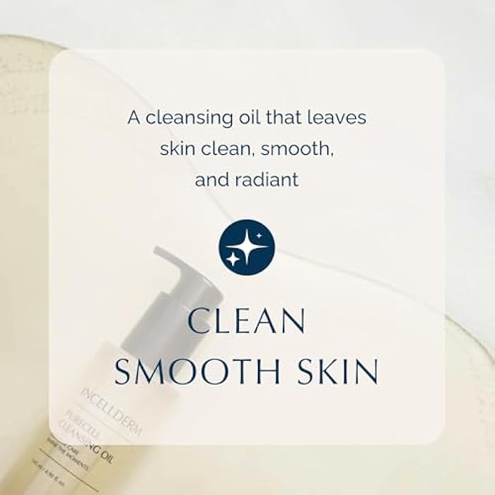 INCELLDERM Riman Incellderm Purecell Cleansing Oil | 4.9 fl oz | Gentle Makeup Remover and Hydrating Cleanser | Suitable for Various Skin Types | Lightweight, Plant-Based Formula - Image 4