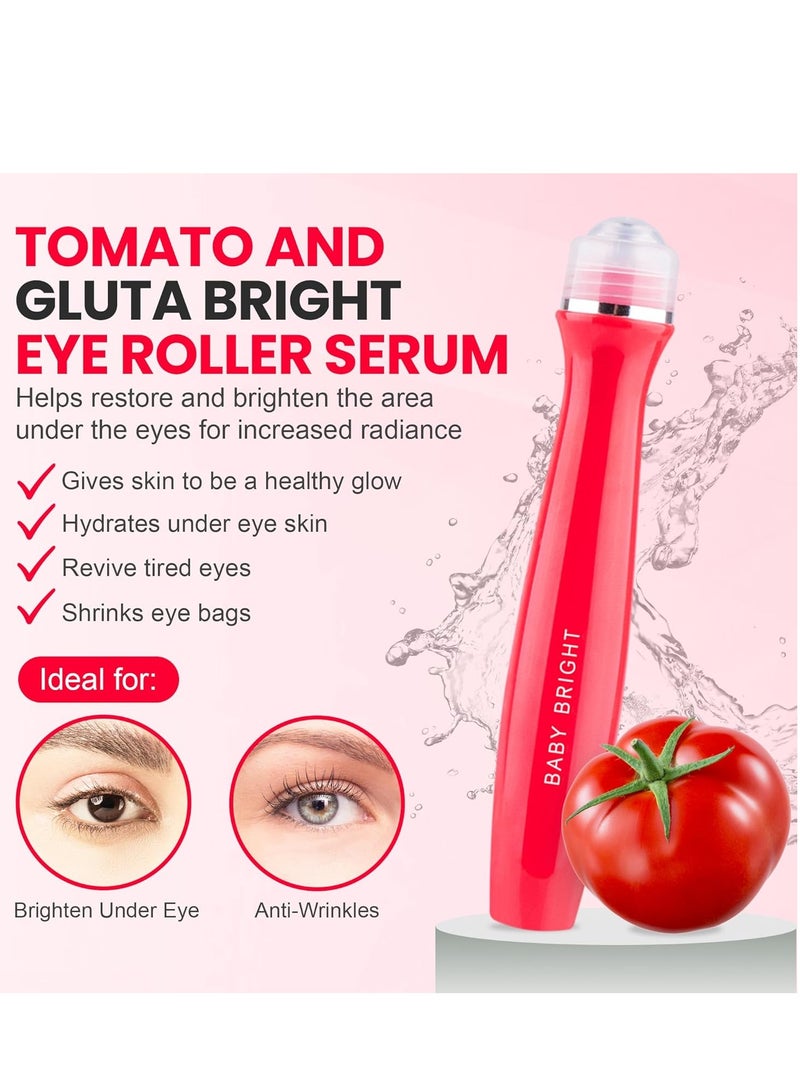 بيبي برايت سيروم اي رولر من بيبي برايت مضاد للتجاعيد والانتفاخات والهالات السوداء اسفل العينين 15 مل - Image 2